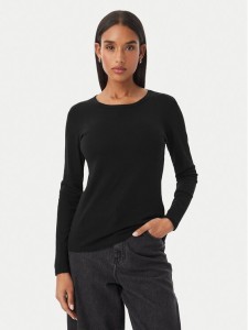 United Colors Of Benetton Bluzka 3GA2E16F9 Czarny Regular Fit