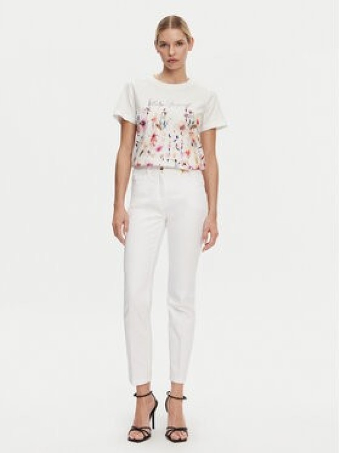 Luisa Spagnoli T-Shirt Boemi 542083 Biały Regular Fit