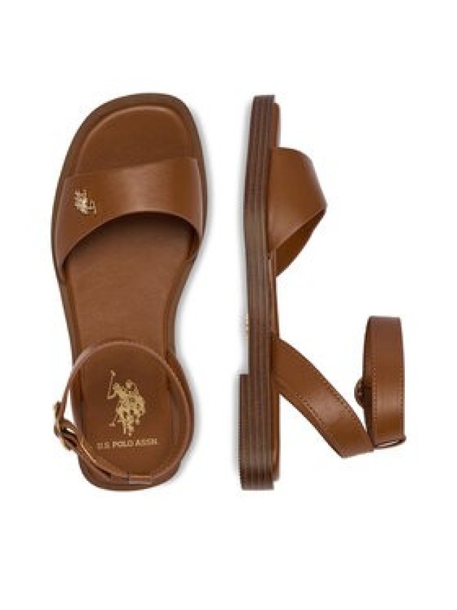 U.S. Polo Assn. Sandały EO-MARINA001W/6Y1 Brązowy