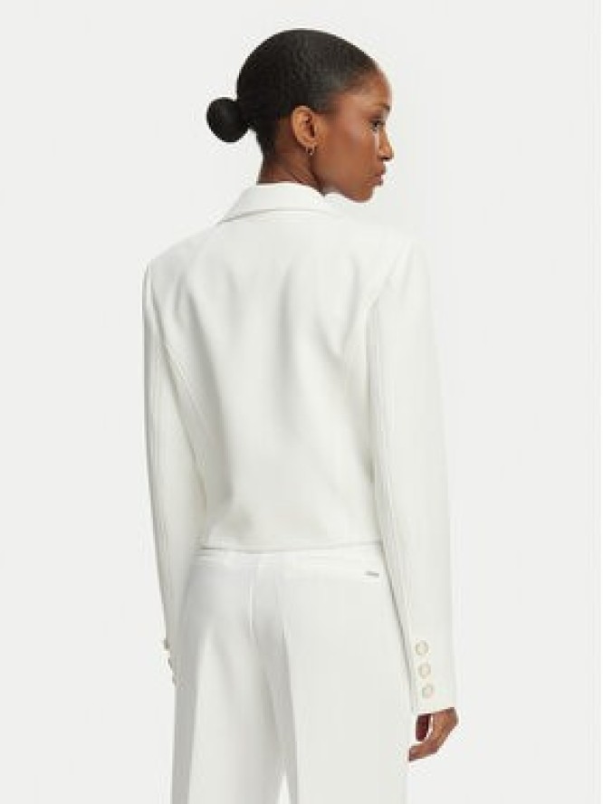 Guess Marynarka W6GN03 W1742 Biały Regular Fit