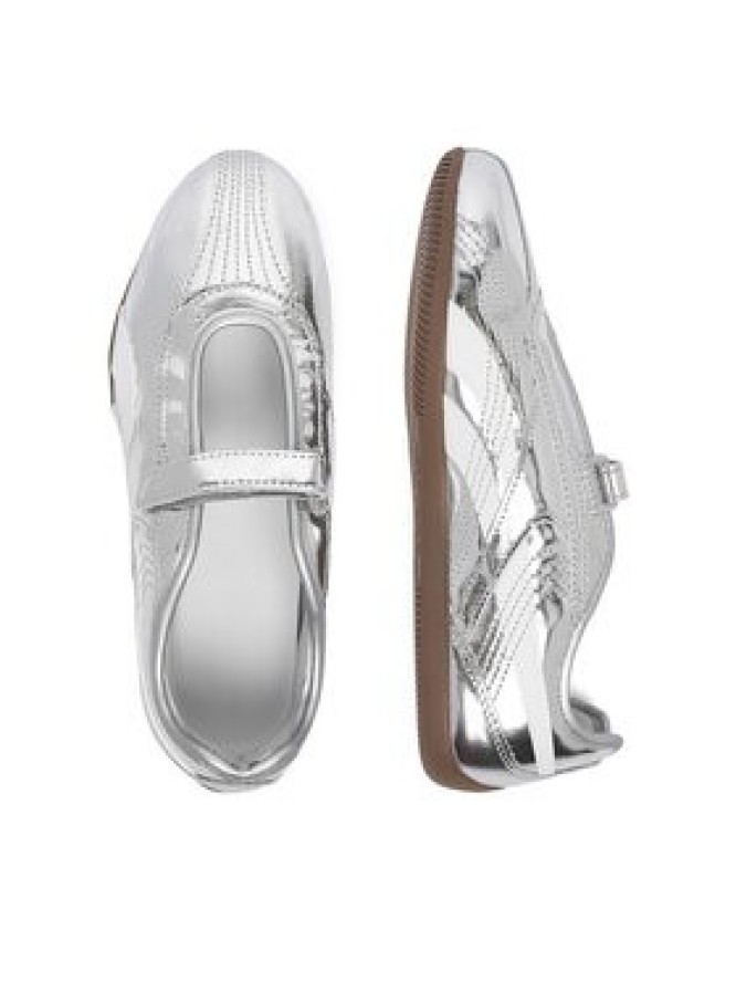 Reebok Baleriny EOSS-ULTRA LO MARY JANE 100271362 Srebrny