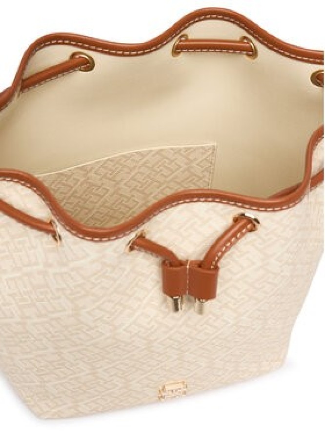 Tommy Hilfiger Torebka Th Monoplay Bucket Le AW0AW18847 Beżowy