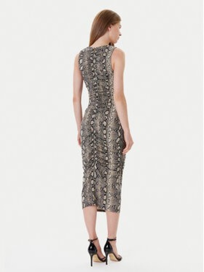 MICHAEL Michael Kors Sukienka koktajlowa MT58319HMC Beżowy Slim Fit