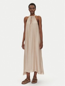Bomboogie Sukienka letnia AW8993TSET5 Beżowy Relaxed Fit
