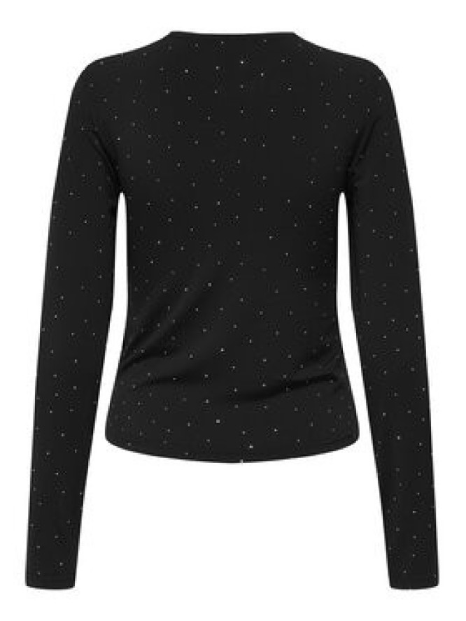 ONLY Bluzka Zita 15358986 Czarny Slim Fit