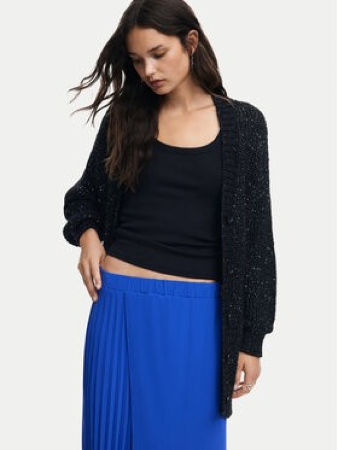 Desigual Spódnica plisowana Xining 24WWFW25 Niebieski Regular Fit