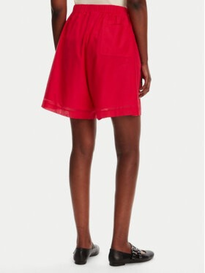 PINKO Szorty materiałowe Lewis 105243 A2M7 Czerwony Regular Fit