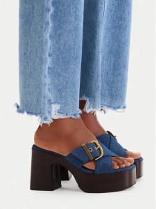 Guess Jeans Klapki CEO-JD421-3 Niebieski