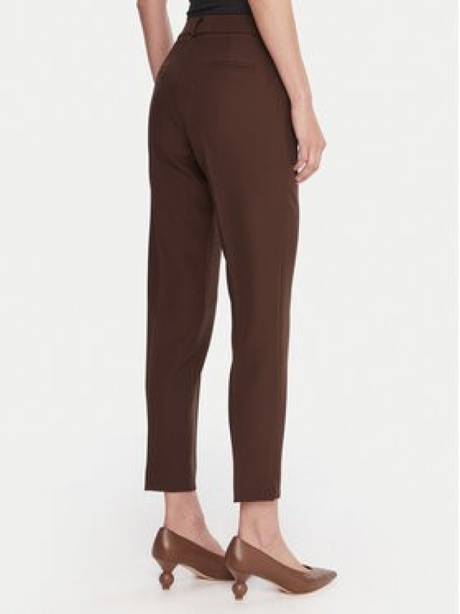 Maryley Spodnie materiałowe 25IB52Z/M17/43CO Brązowy Regular Fit