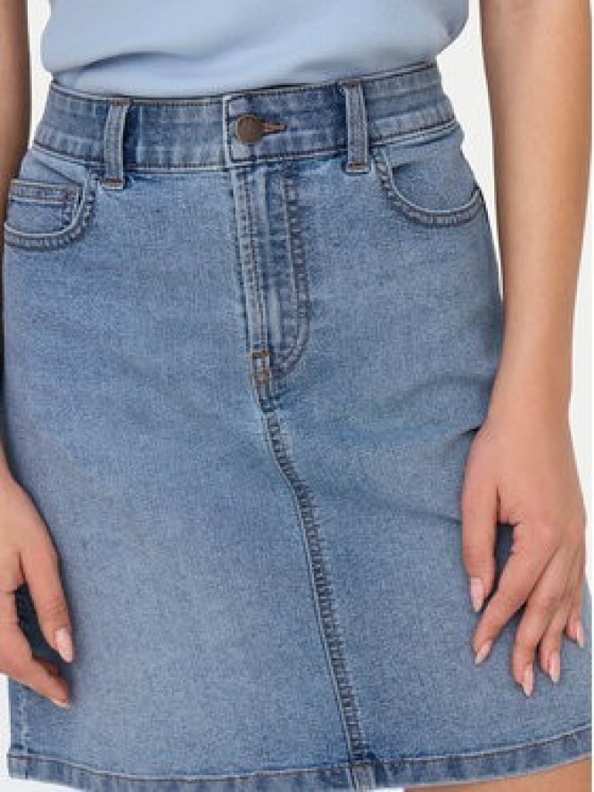 JDY Spódnica jeansowa Moon 15346528 Niebieski Regular Fit