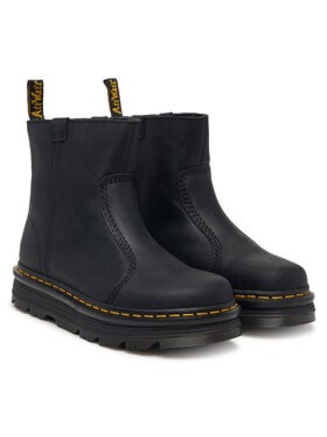 Dr. Martens Botki Zebzag Rigger Black Wyoming DM42662001 Czarny