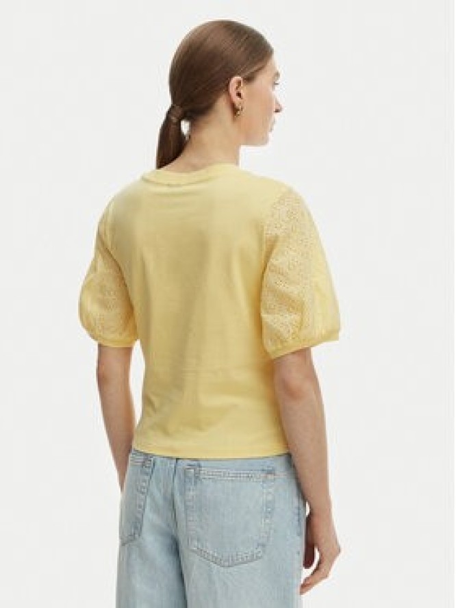 Vero Moda Bluzka Janni 10340706 Żółty Regular Fit