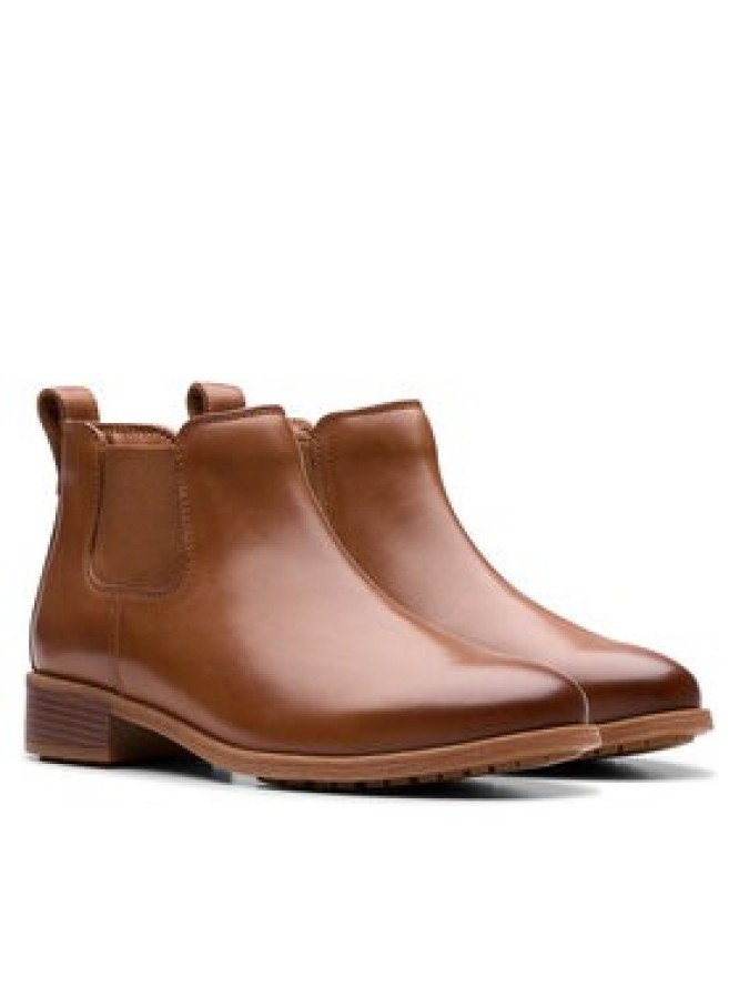 Clarks Sztyblety Havisham Top 26178718 Brązowy