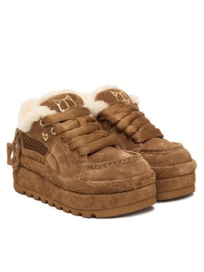 Naked Wolfe Sneakersy BEAU Brązowy