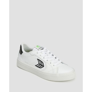 Sneakersy Cariuma Salvas White Leather Black Logo Unisex