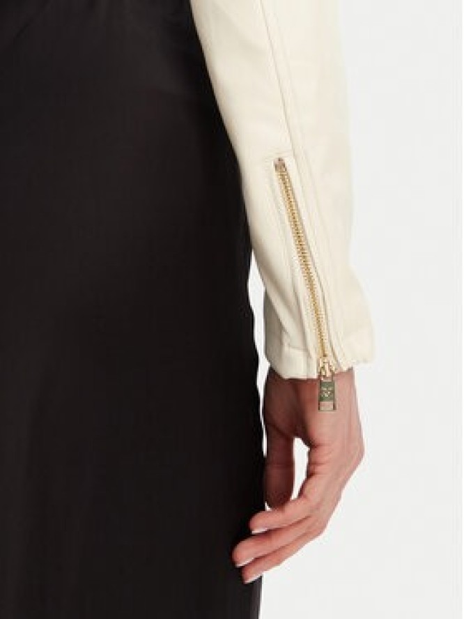 Rinascimento Kurtka z imitacji skóry CFC0119617003 Beżowy Regular Fit