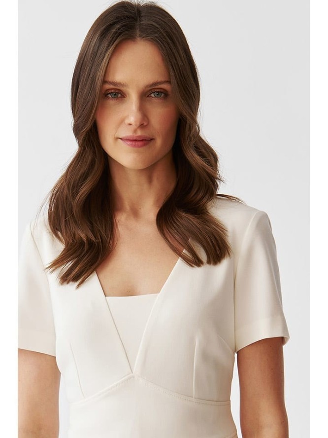 TATUUM Sukienka w kolorze kremowym rozmiar: 38