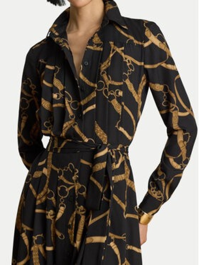 LAUREN RALPH LAUREN Sukienka koszulowa 200P13730001 Czarny A-Line Fit