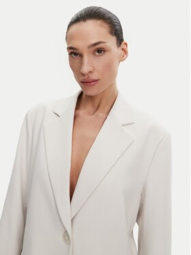 Calvin Klein Jeans Marynarka J20J225206 Écru Slim Fit