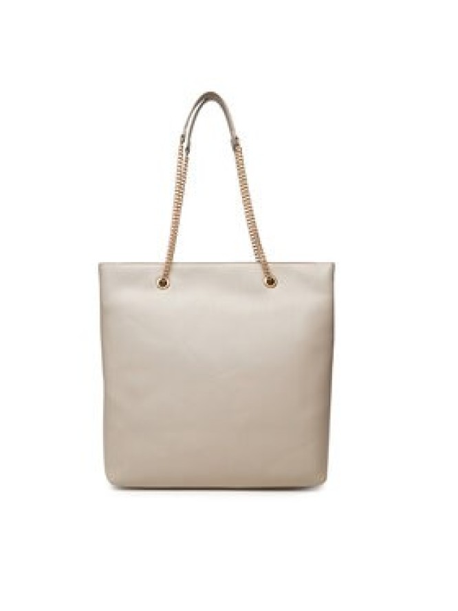 Calvin Klein Torebka Minimal Monogram Chain Tote LV04F3204G Beżowy