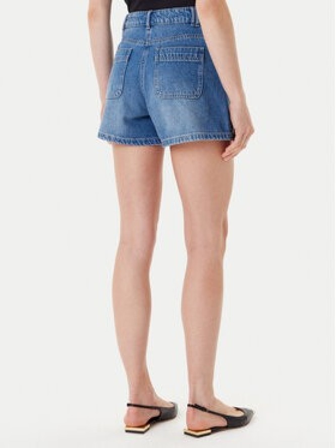 Morgan Szorty jeansowe 251-SHAMIZ Niebieski Slim Fit