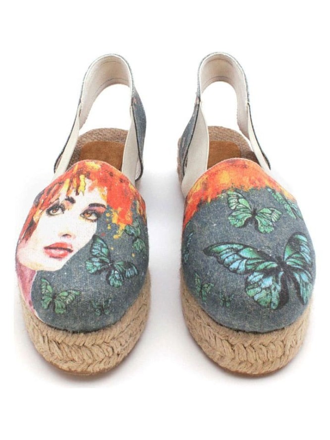 Calceo Espadryle ze wzorem rozmiar: 39