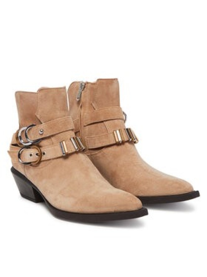 PINKO Kowbojki Tex 13 SD0343 P002 Beżowy