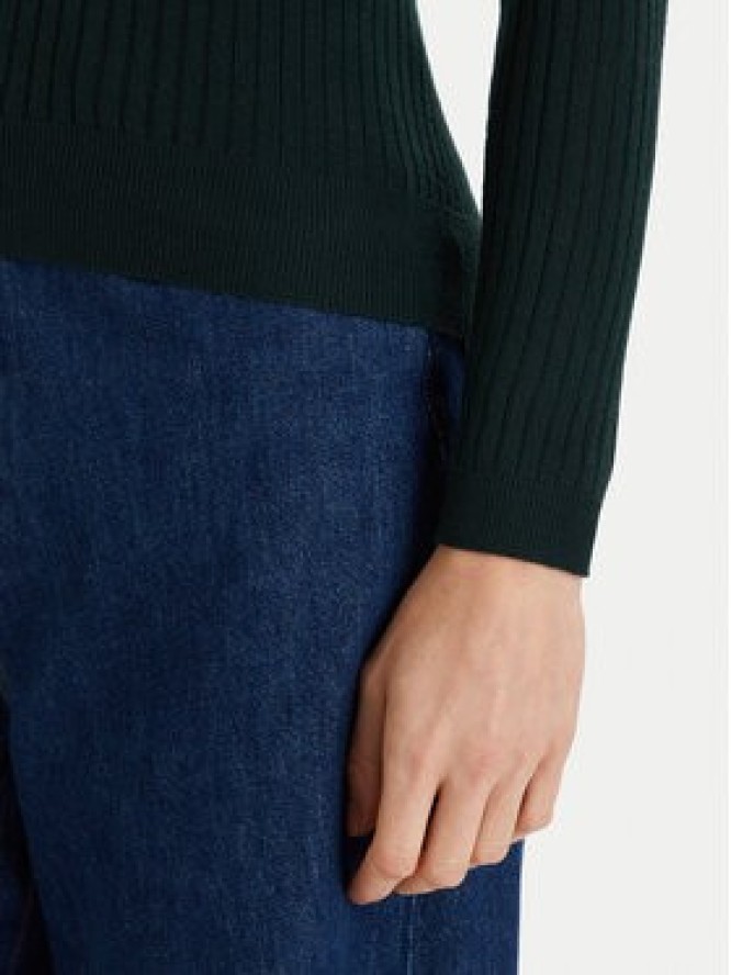 Lacoste Sweter AF4006 Zielony Slim Fit