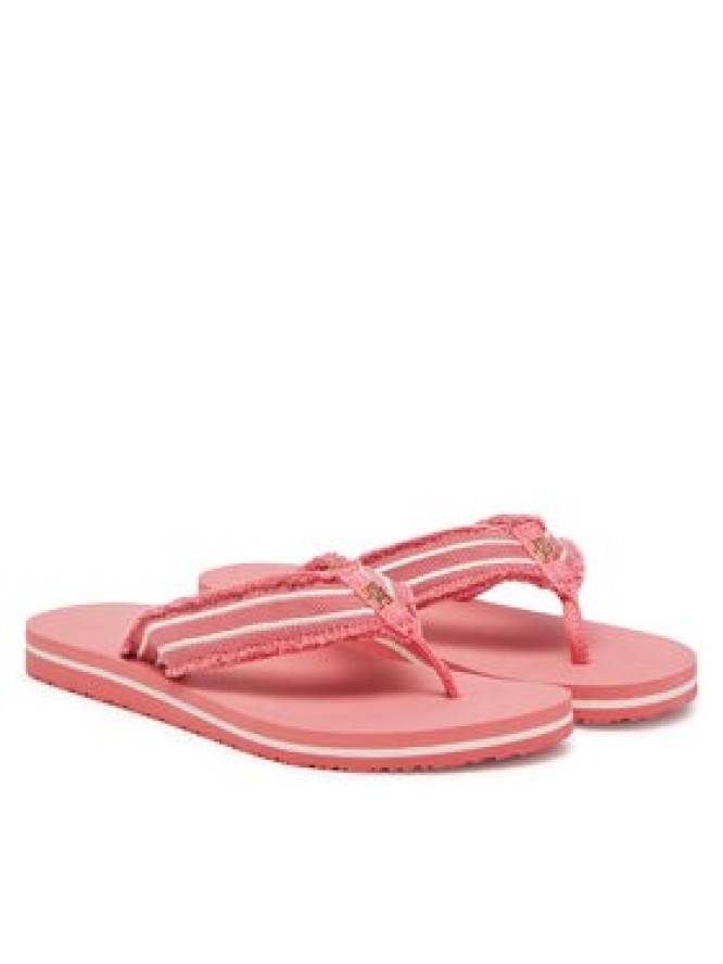 Tommy Hilfiger Japonki TH Webbing Beach Sandal FW0FW08739 Koralowy