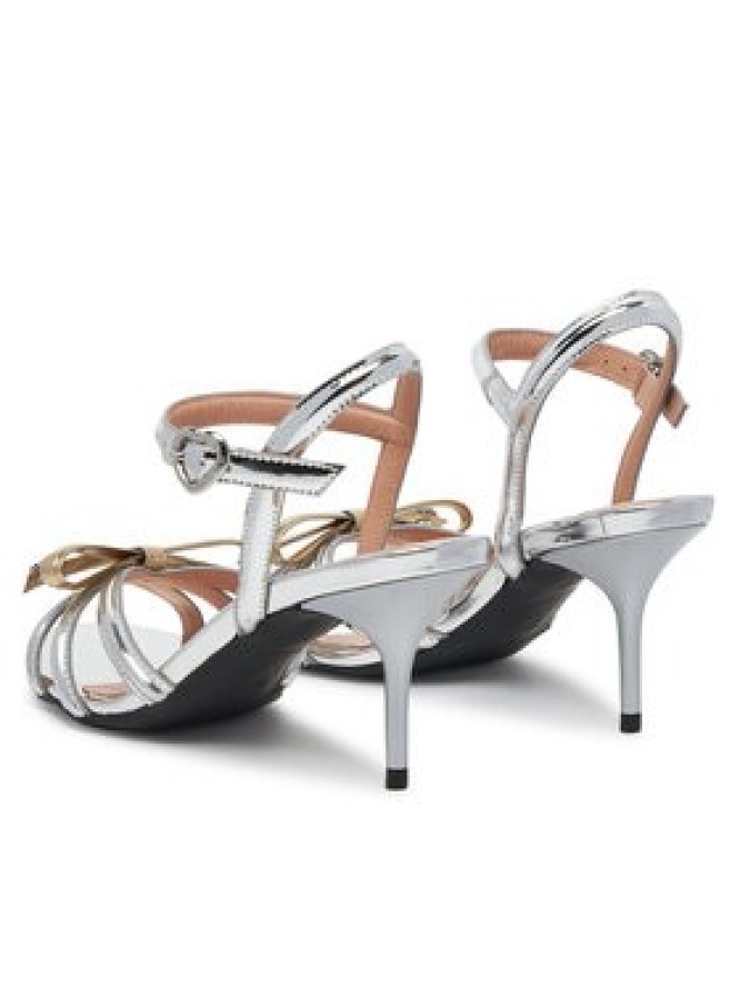 LOVE MOSCHINO Sandały JA16096G1MJE190A Srebrny