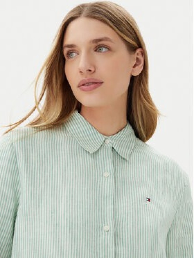 Tommy Hilfiger Koszula WW0WW44679 Zielony Regular Fit