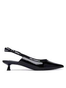 KARL LAGERFELD Czółenka Pasha KL30109R Czarny