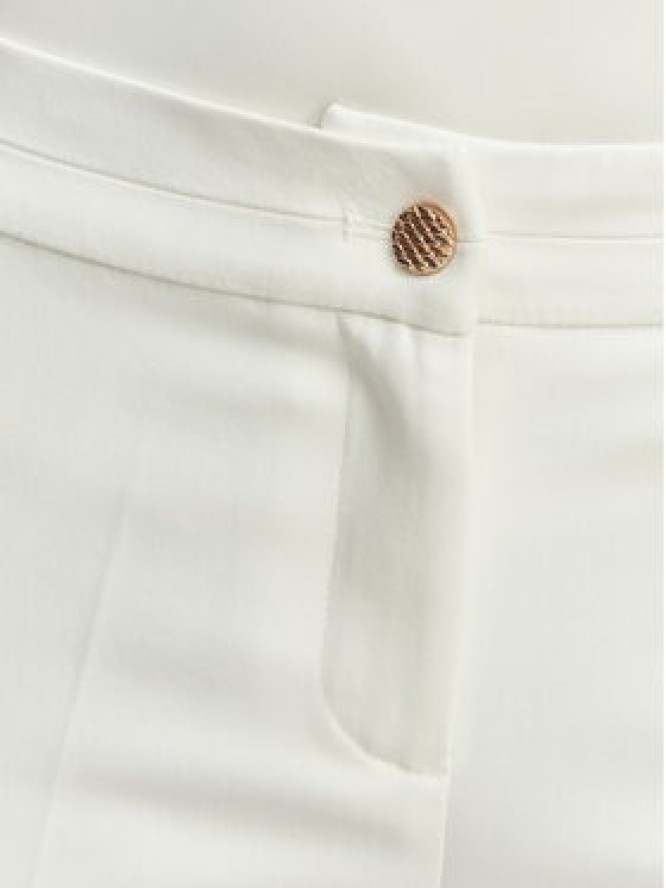 Morgan Spodnie materiałowe 222-PLIME.F Biały Regular Fit