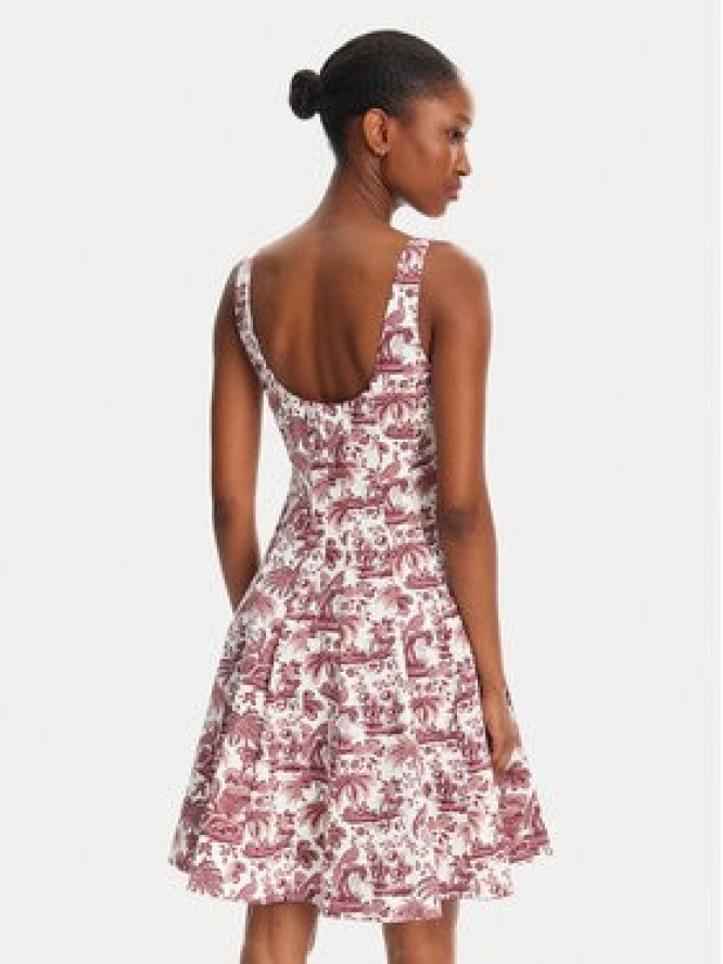 STAUD Sukienka letnia Wells R25R2222SP Różowy Regular Fit