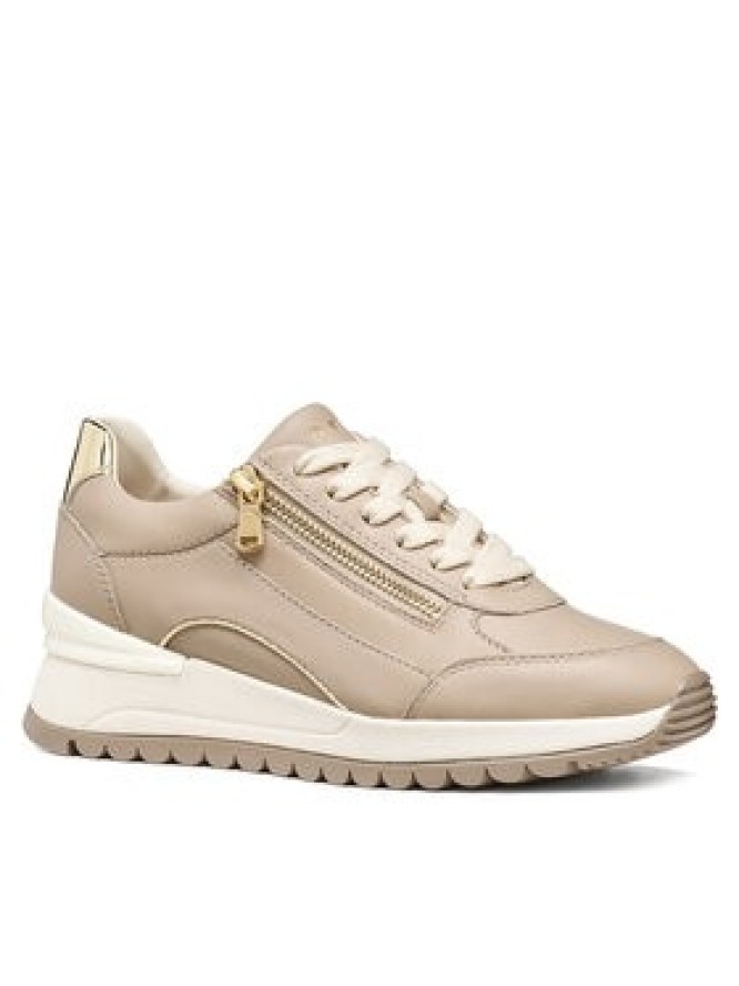Geox Sneakersy D Desya D6600A 085BN C5379 Beżowy
