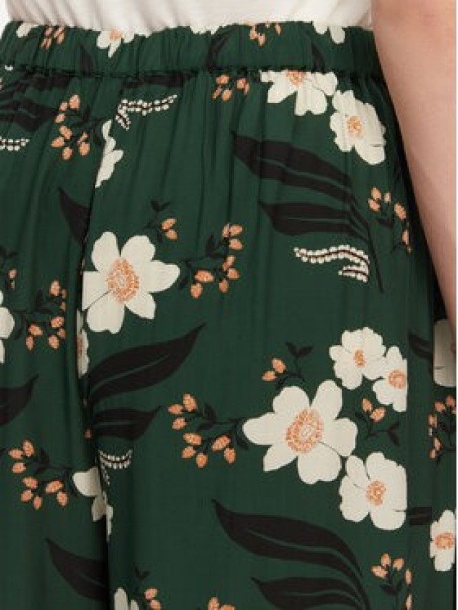 French Connection Spodnie palazzo 74YBJ Zielony Regular Fit