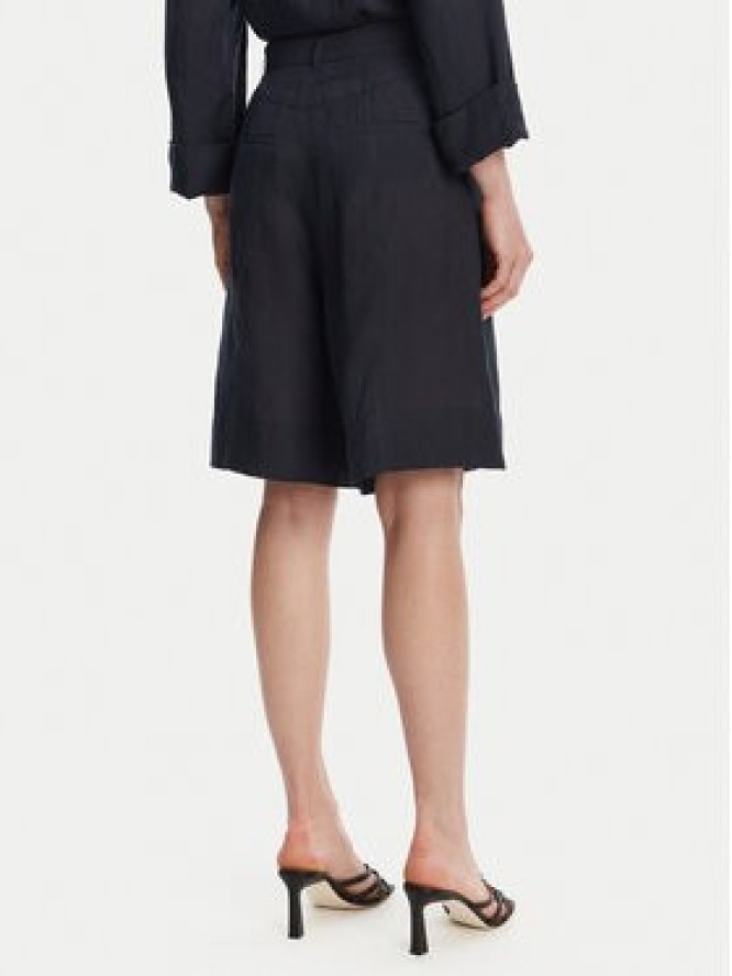 Marella Bermudy Pireo 2513141044 Granatowy Relaxed Fit