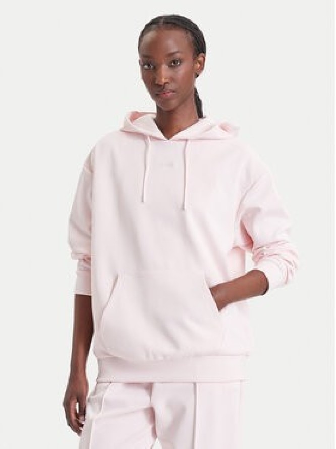 Guess Bluza V6BQ17 K6354 Różowy jasny Oversize
