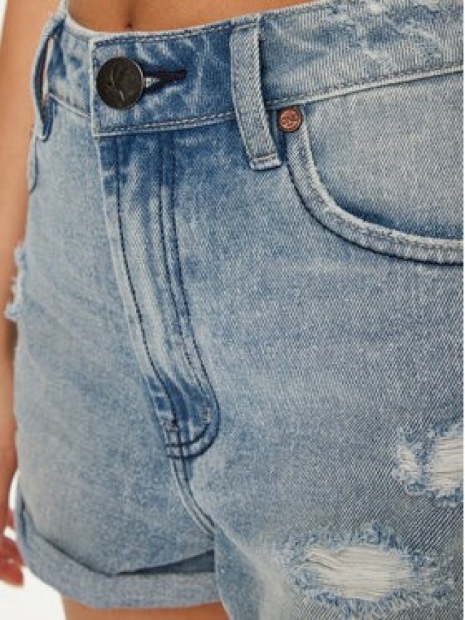 One Teaspoon Szorty jeansowe Bandits 26891 Błękitny Regular Fit