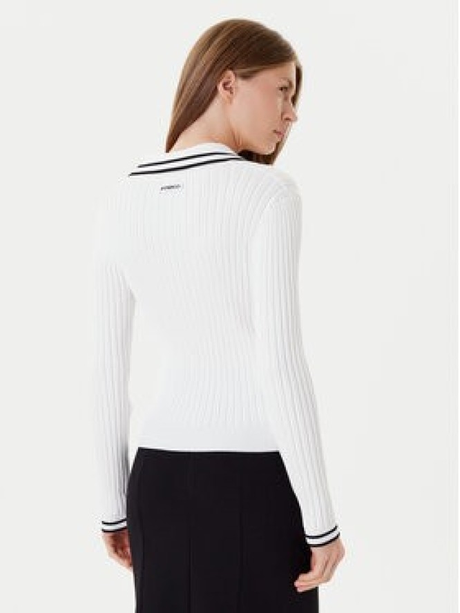 PINKO Sweter Linosa 105418 A2PS Biały Regular Fit