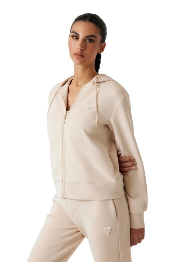 GUESS Damska bluza w kolorze taupe Olympe, Rozmiar XL