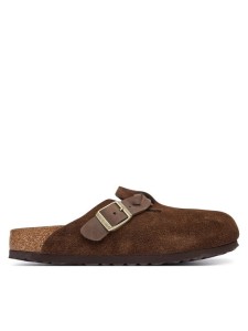 Birkenstock Klapki Boston Braided 1031716 Brązowy