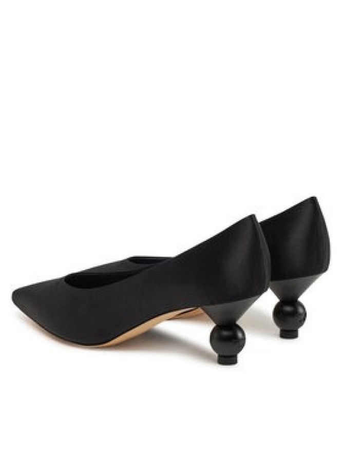 Weekend Max Mara Półbuty Renzasatin 2515521055600 Czarny