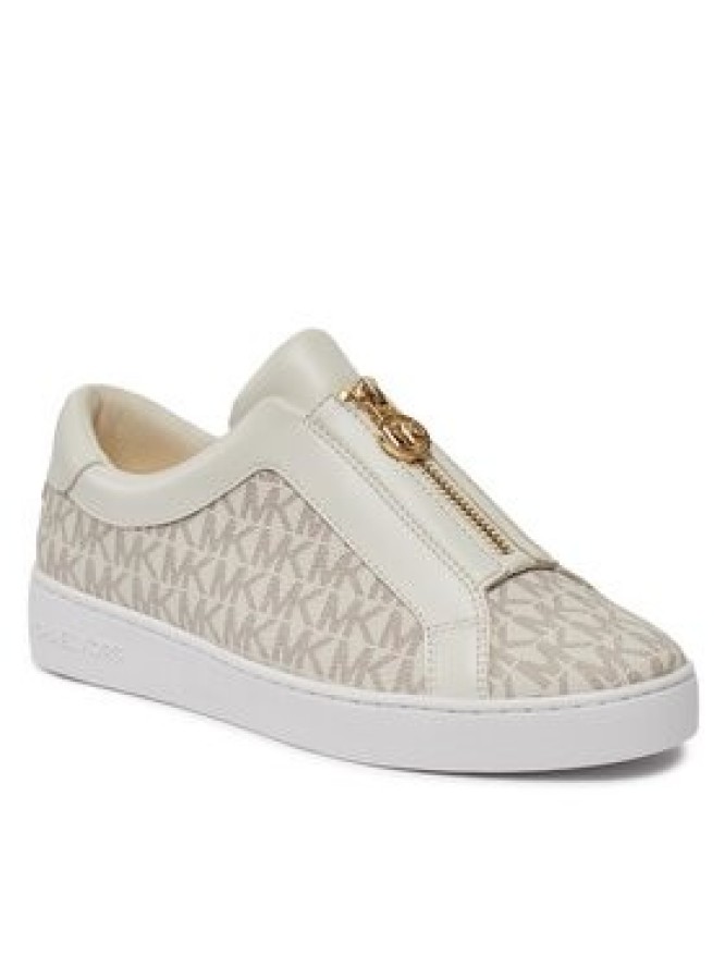 MICHAEL Michael Kors Sneakersy Keaton Zip Slip On 43R4KTFP2B Écru