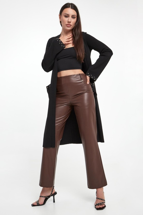 Spodnie damskie z ekoskóry JOSEPH RIBKOFF