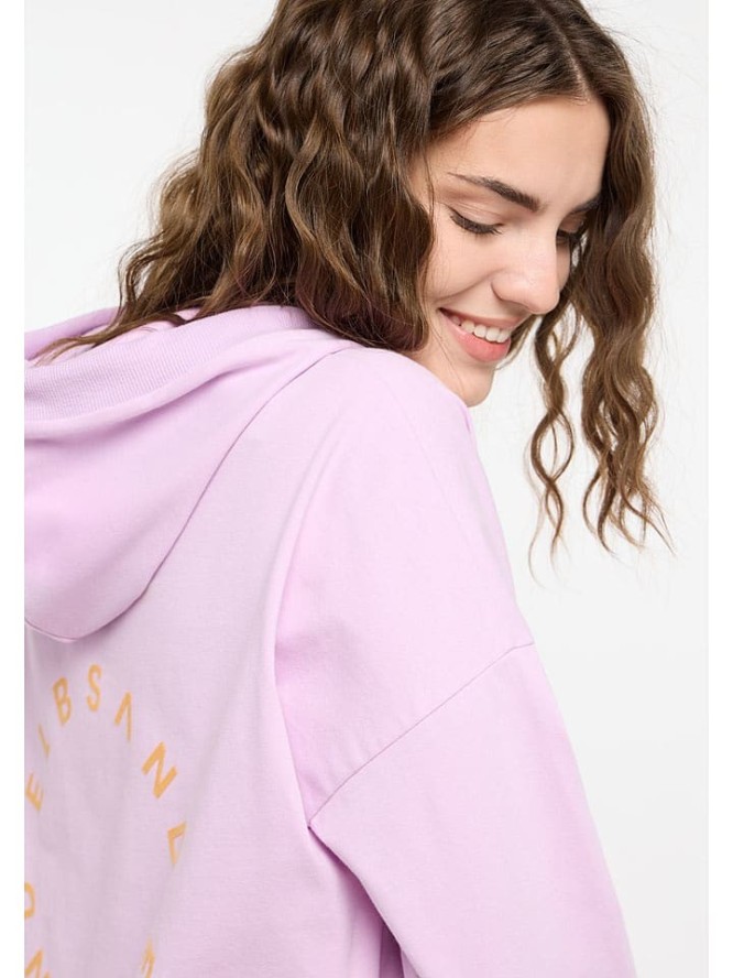 ELBSAND Bluza "Nella" w kolorze jasnoróżowym rozmiar: S