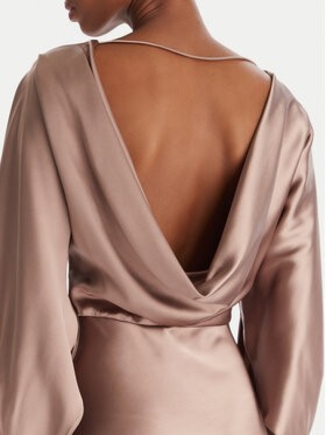 ACCESS FASHION Sukienka wieczorowa 54-3349-237 Beżowy Regular Fit