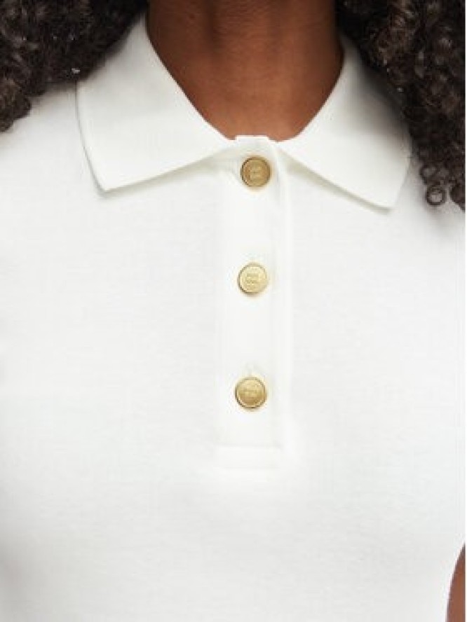 Tommy Hilfiger Polo WW0WW49252 Biały Slim Fit