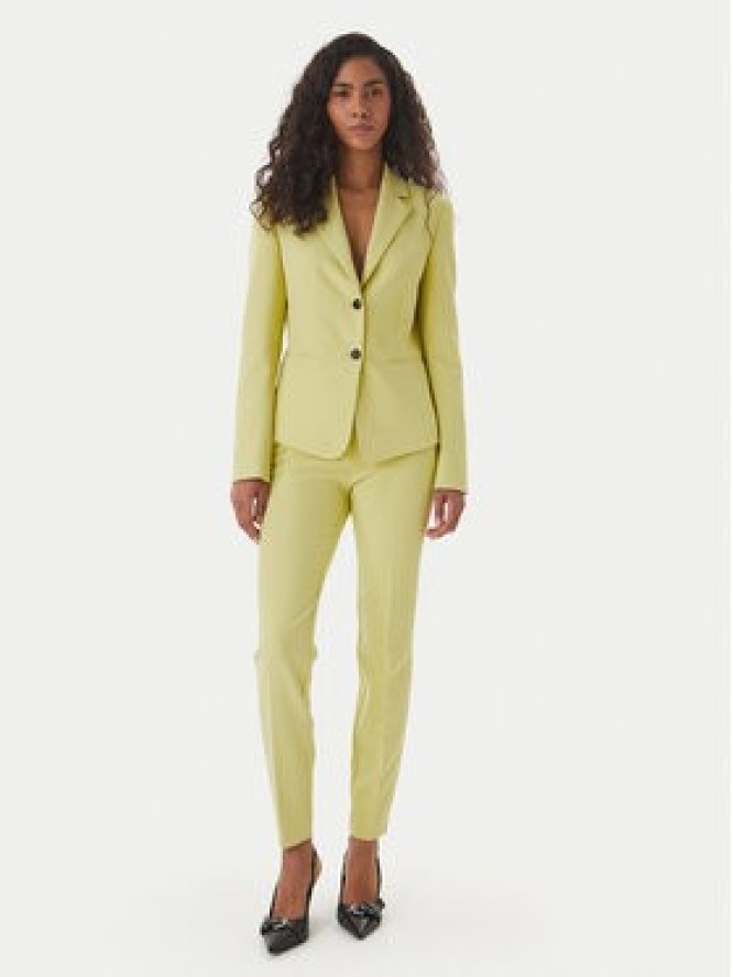 HUGO Spodnie materiałowe Hagonia-1 50539991 Żółty Slim Fit