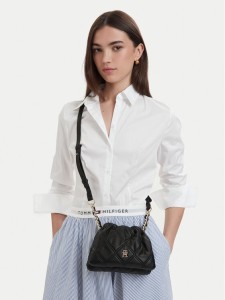 Tommy Hilfiger Torebka Th Feminine Mini Crossover AW0AW18718 Czarny